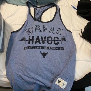 Exercise tank project rock